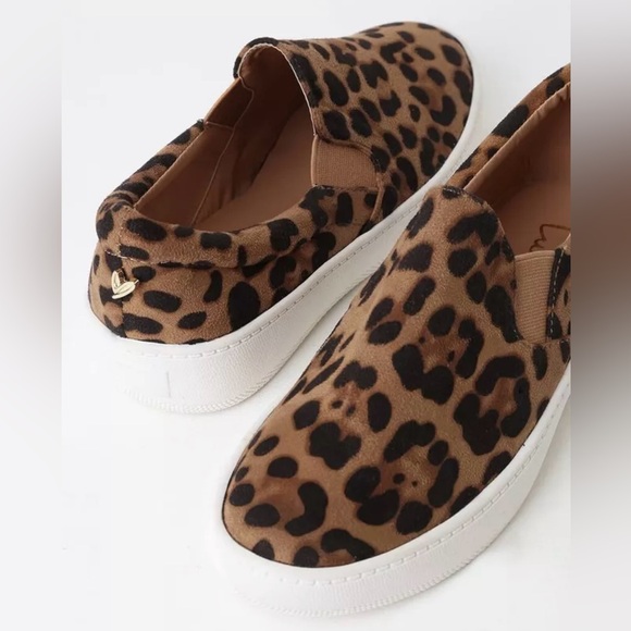 Steve Madden Retro Leopard Print Summer Step In Sneakers Woman’s Size 8.5 M - Picture 5 of 14